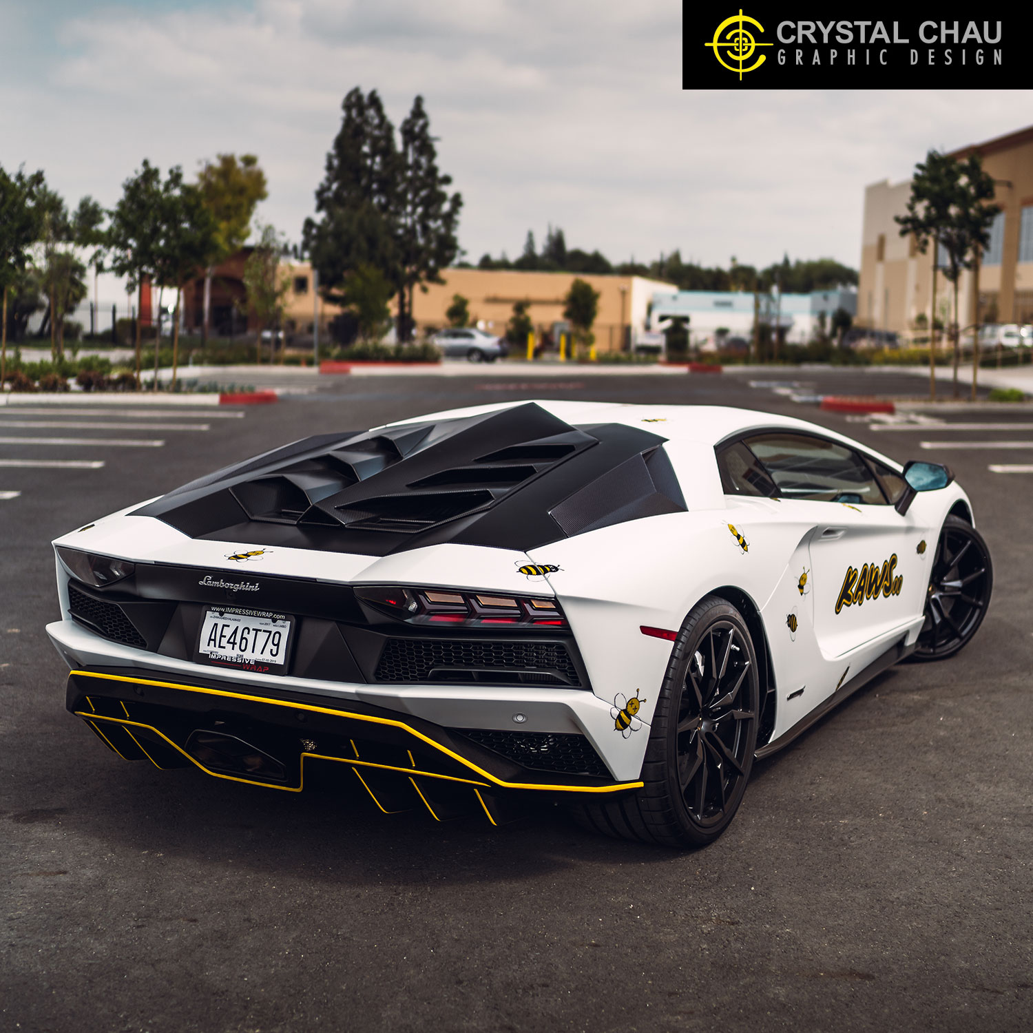 Lamborghini Aventador S KAWS Dior